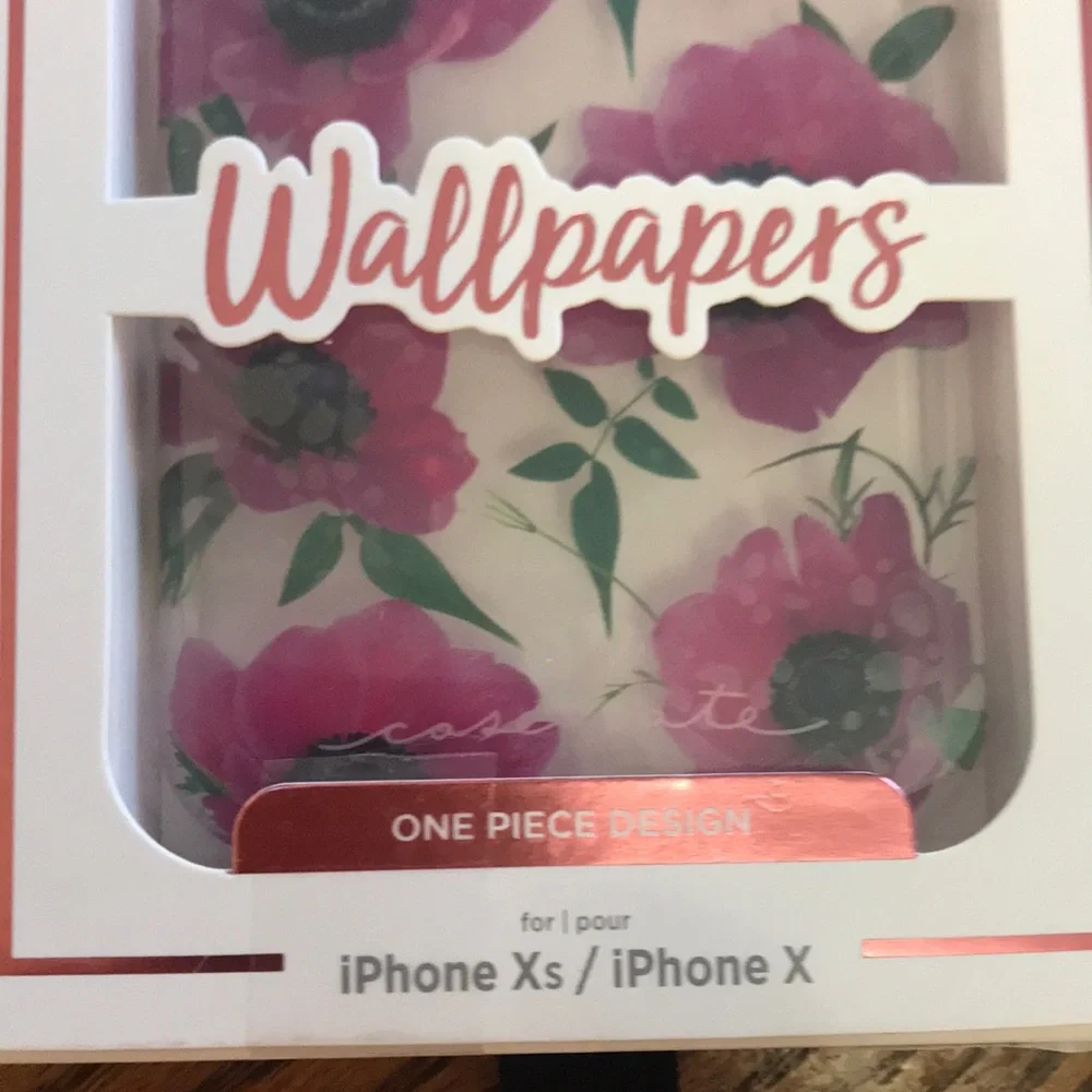 Case-mate iPhone XS iPhone X flowers case